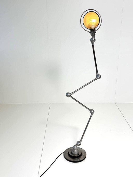 Originele Jieldé Loft Vloerlamp – Jean-Louis Domecq, Frankrijk – Industrieel Design, jaren 50