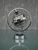 Space Age Sputnik satellite weather station West Germany, 1969