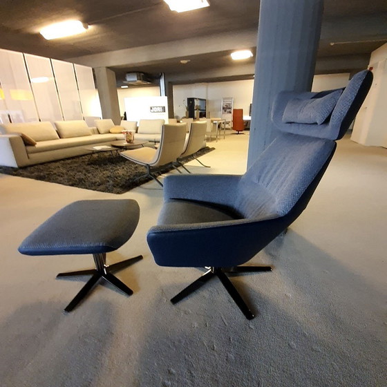 Image 1 of bert plantagie Zyba fauteuil met poef