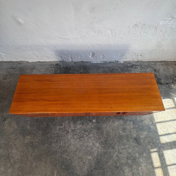 Image 1 of G-Plan Teak 4-Door Sideboard on Hairpin Legs, 1970