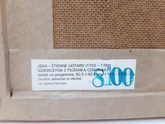 Image 1 of La ragazza di cioccolato di Jean-Etienne Liotard, riproduzione d'epoca