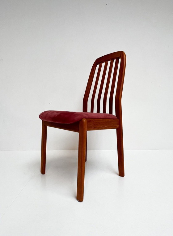 Image 1 of Set di 6 sedie danesi in legno di Dyrlund, anni '60