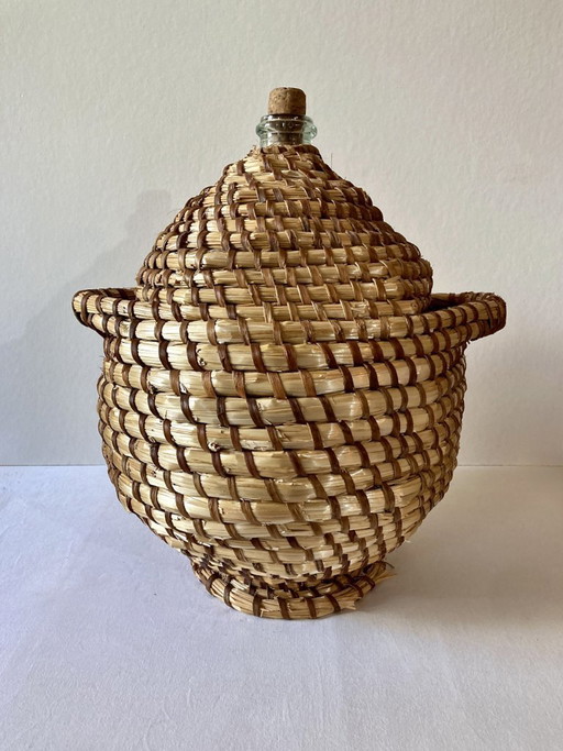 Damigiana intrecciata