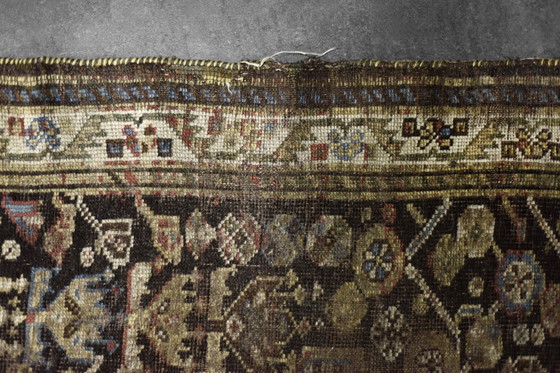 Image 1 of Tappeto Qashqai orientale lungo, tessuto a mano, stile nomade, anni '20