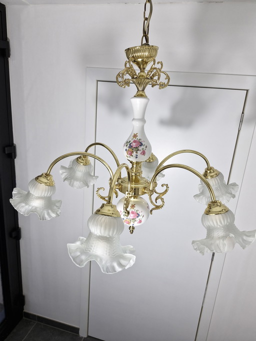Lampadario italiano d'epoca