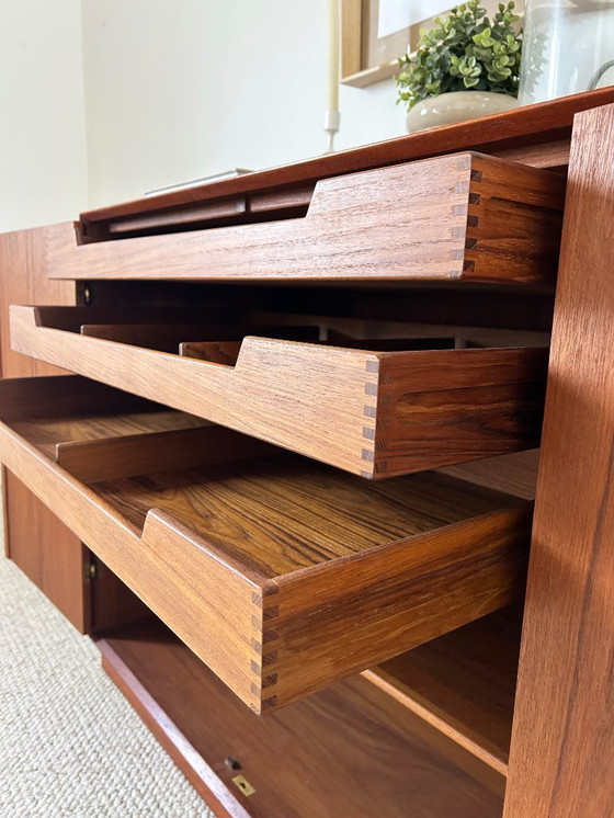 Image 1 of Teak sideboard Peter Hvidt and Orla Mølgaard Nielsen 50's