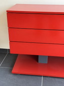 Buffet Artifort. Cabinet 01 - Bert van der Aa (2003) - Rouge