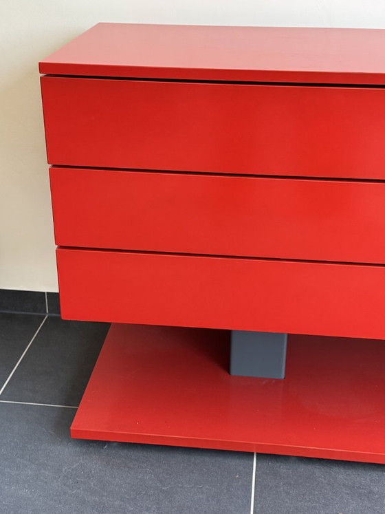 Image 1 of Artifort-Sideboard. Kabinett 01 – Bert van der Aa (2003) – Rot