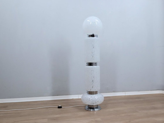 Image 1 of Murano glass totem floor lamp AV MAZZEGA 1960s