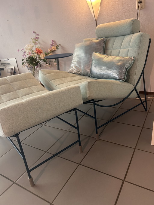 Leolux Volare Sessel mit Ottomane
