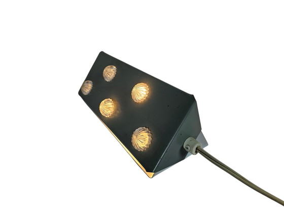 Image 1 of Herda Almelo - Vintage Bedlamp - Grijs - Sterren - Wandverlichting - 70's