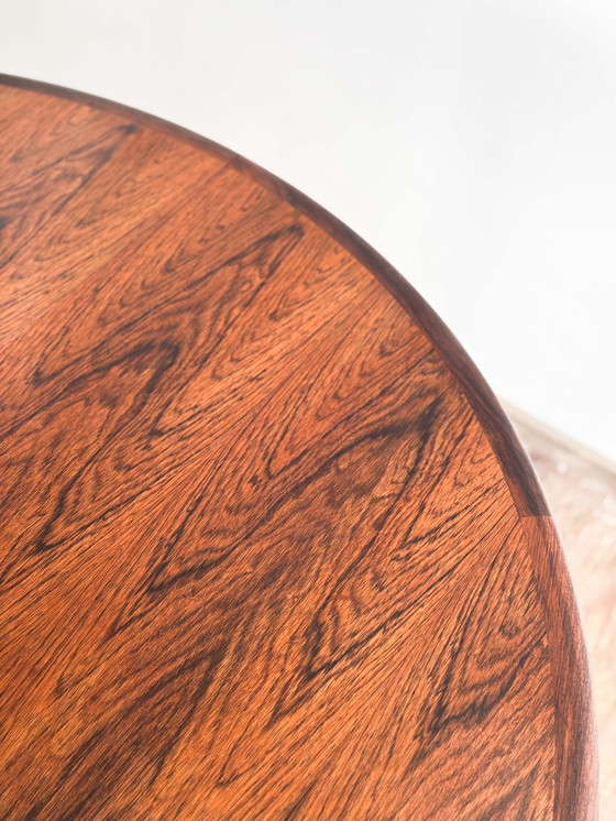 Image 1 of Table de salle à manger extensible de Niels O. Møller pour JL Mollers, ronde, design danois, années 1950, Danemark