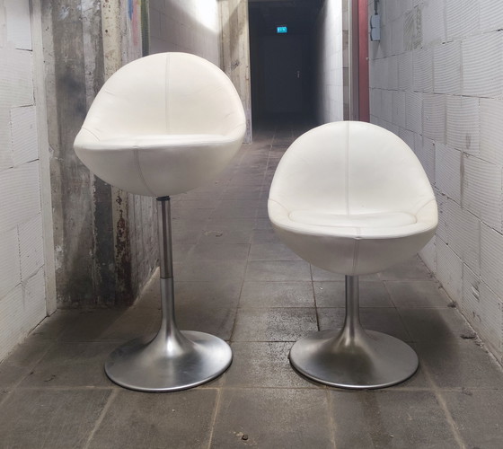 Image 1 of 6x Venus swivel chairs Börje Johanson - Space age 60s