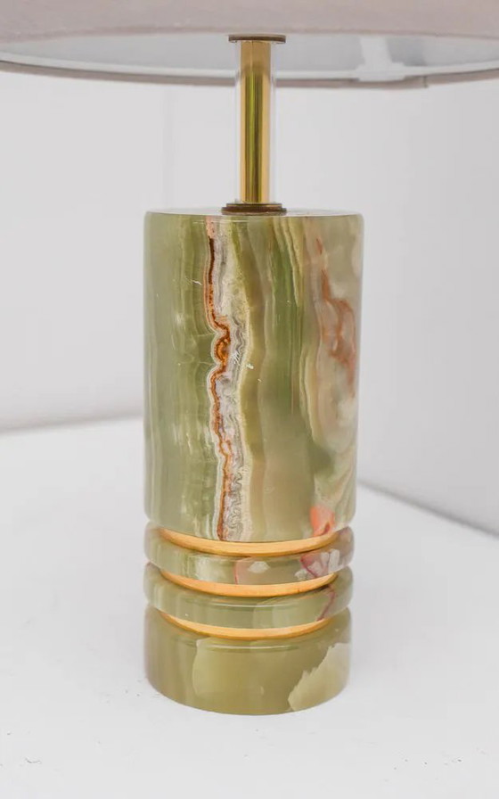 Image 1 of Mid-century modern Italian brass table lamp, 1970s