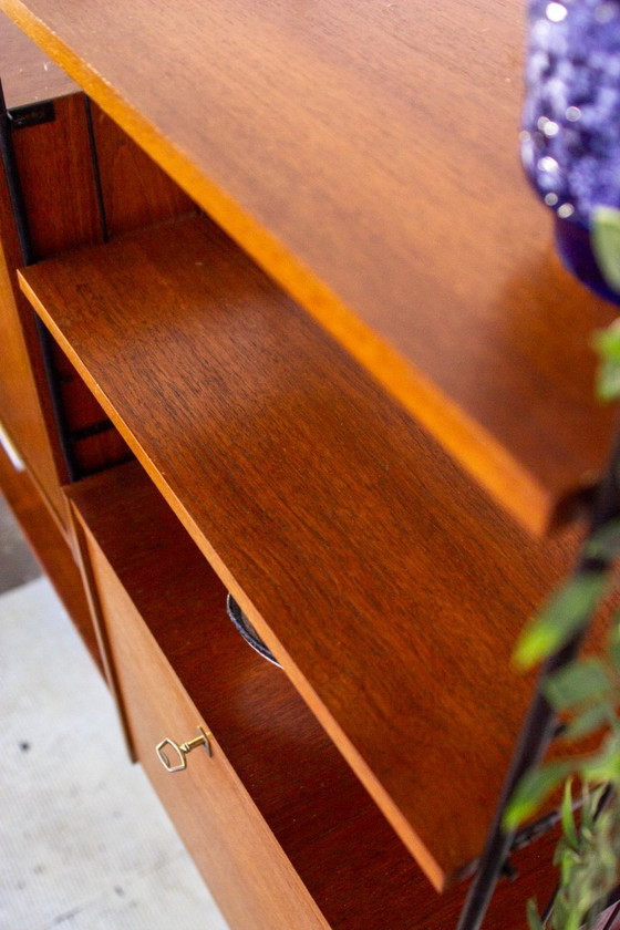 Image 1 of Mensola vintage in teak, mensola a muro, credenza, metà del XX secolo, anni '60