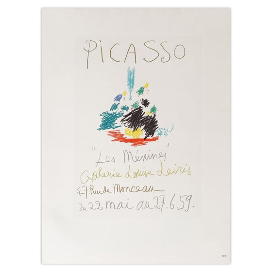 Image 1 of Pablo PICASSO AF - Les Ménines-poster 1959