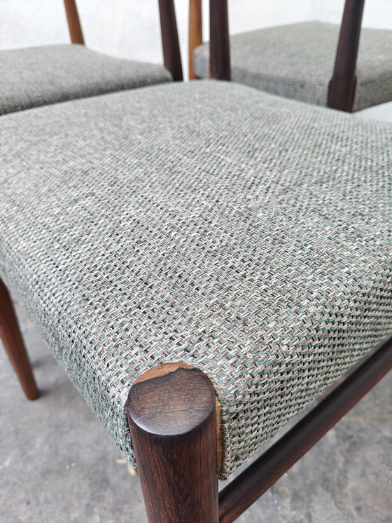 Image 1 of Sedie da pranzo in palissandro, sedie da pranzo vintage