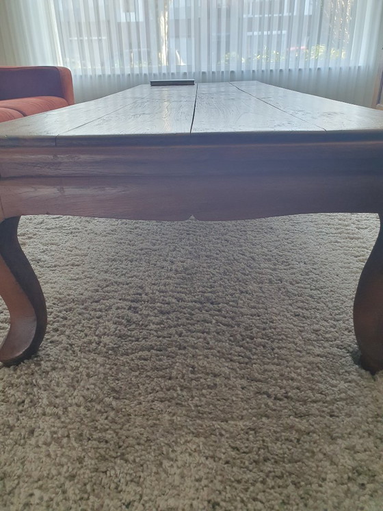 Image 1 of Large Oak Coffee Table