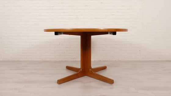 Image 1 of Vintage Round Dining Table | Teak | Extendable