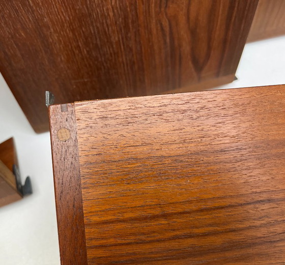 Image 1 of Mobile a parete vintage in teak di Kai Kristiansen per FM Mobler, anni '60