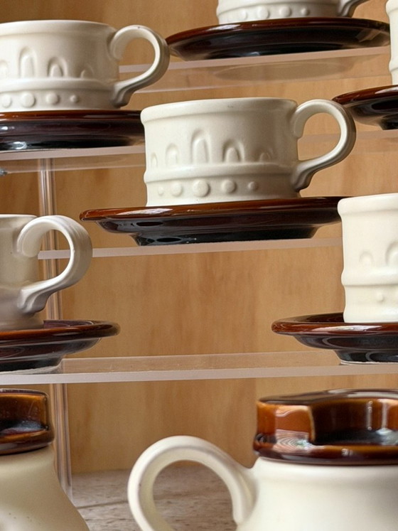 Servizio da caffè vintage Carlton Ware, composto da 14 pezzi in ceramica, stile metà secolo, con tazzine da (photo 9 of 16)