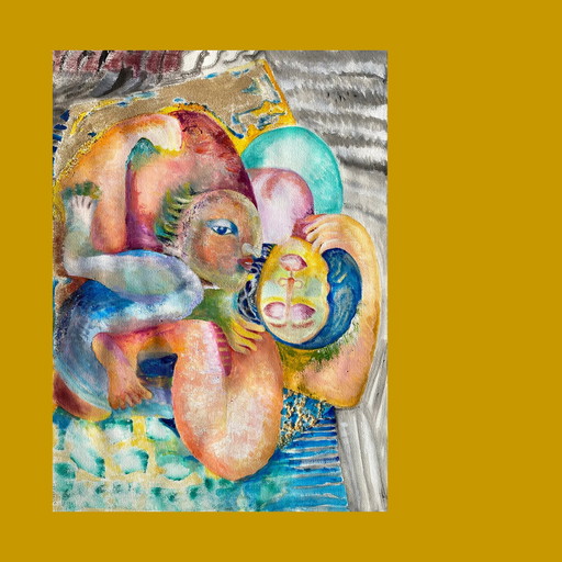 Composition surréaliste et érotique de N.Boéri Véfour. France années 2000