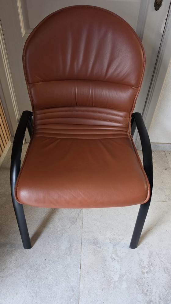 Image 1 of Sedia da ufficio Giroflex in pelle