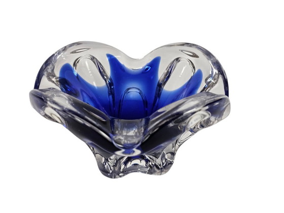 Image 1 of Josef Hospodska - République tchèque - design en verre - cendrier - verrerie Chribska - années 60