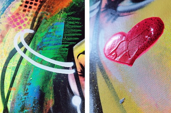 Image 1 of YOUTHONE - Irène, goddess of peace - Toile d'artiste