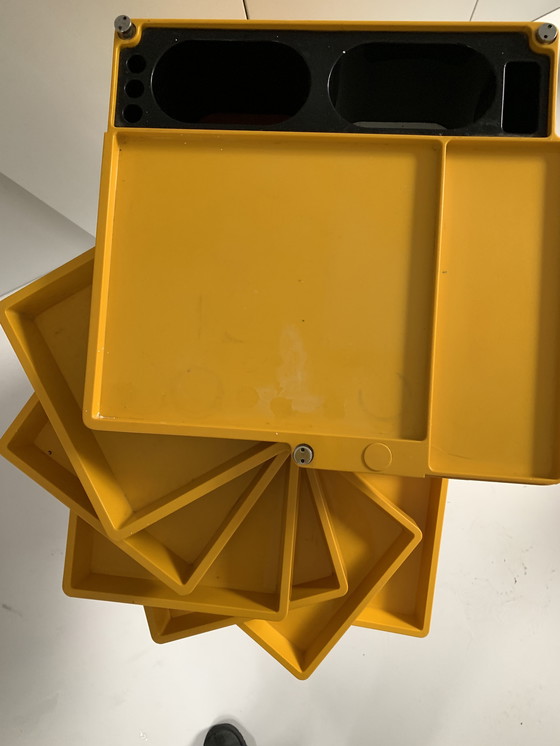 Image 1 of Boby Trolley Joe Colombo Giallo, Extra Alto