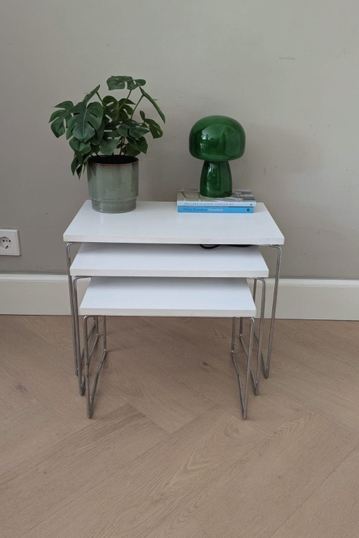Vintage mimiset, nesting tables, Brabantia 