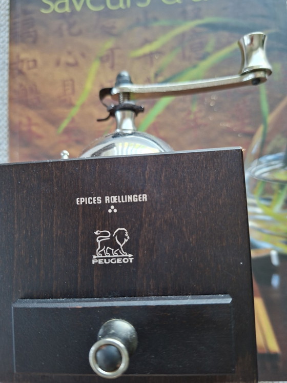 Image 1 of Macina spezie Peugeot Roellinger - Modello tradizionale in legno e metallo - Ottime condizioni