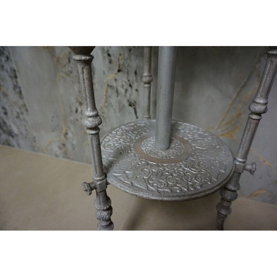 Image 1 of Vintage cast iron shaving stand, France 1900