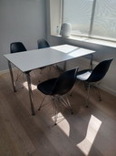 4x Vitra Eames DSR Stühle