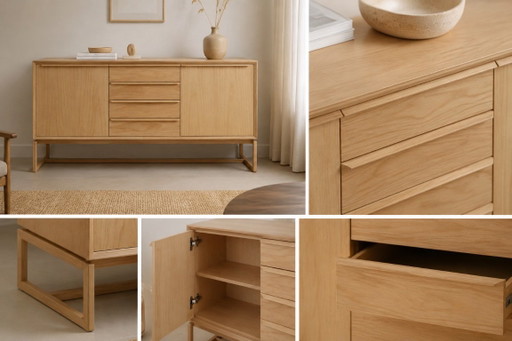 Scandinavisch Design Dressoir Teak – Wood (photo 2 of 6)