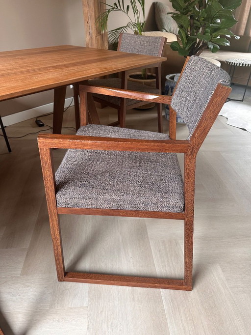 Ensemble de 4 chaises de salle à manger vintage