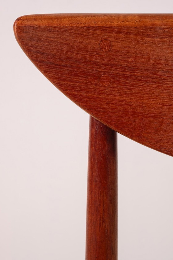 Image 1 of 6x Peter Hvidt & Orla Mølgaard Nielsen Dining Chair Model 316 in Teak