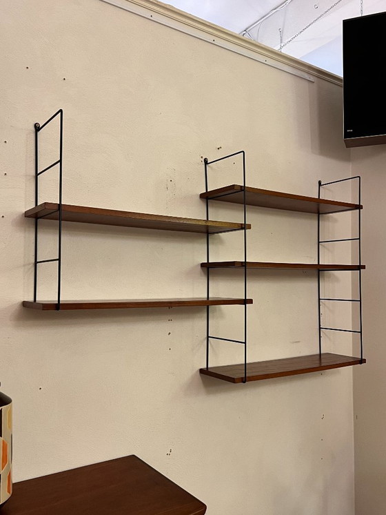 Image 1 of Vintage Wandrek / Wandmeubel, Duitsland 1970's