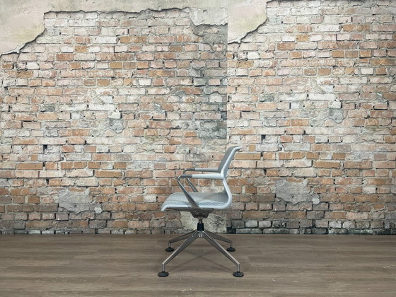 Vitra Unix Chair – White fabric | Antonio Citterio – Swivel chairs, Plastic, Textile (photo 4 of 15)