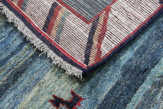 Image 1 of Original Perserteppich Gabbeh Ghashghai Orientteppich 161 cm x 113 cm Alt Natur