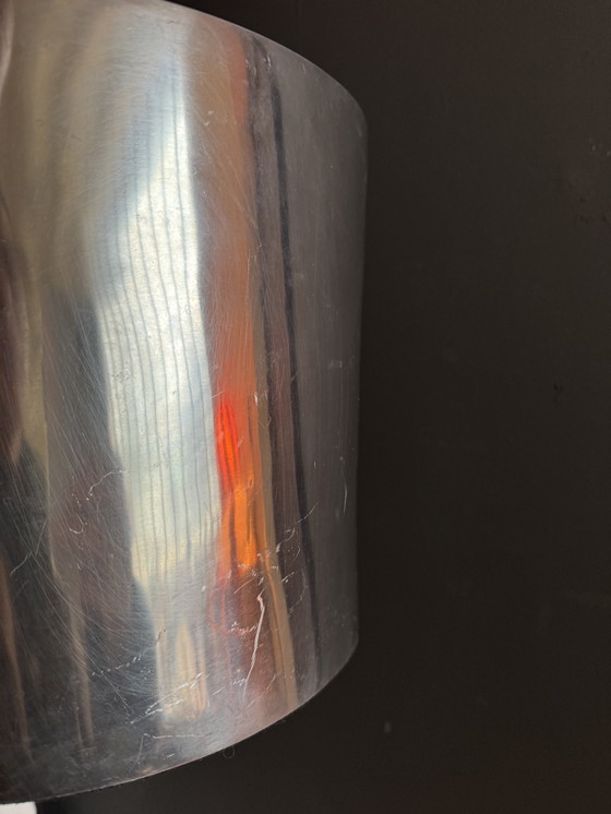 Image 1 of Vaso in alluminio spazzolato degli anni '80