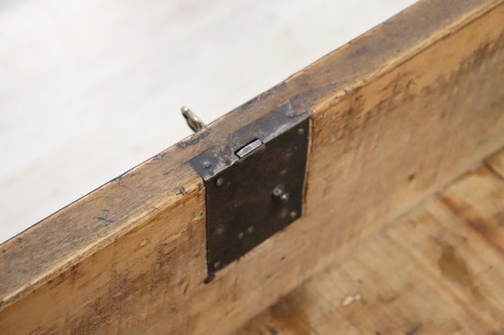 Image 1 of Antiker Schreibtisch aus Nussbaum, Italien, spätes 18. Jahrhundert