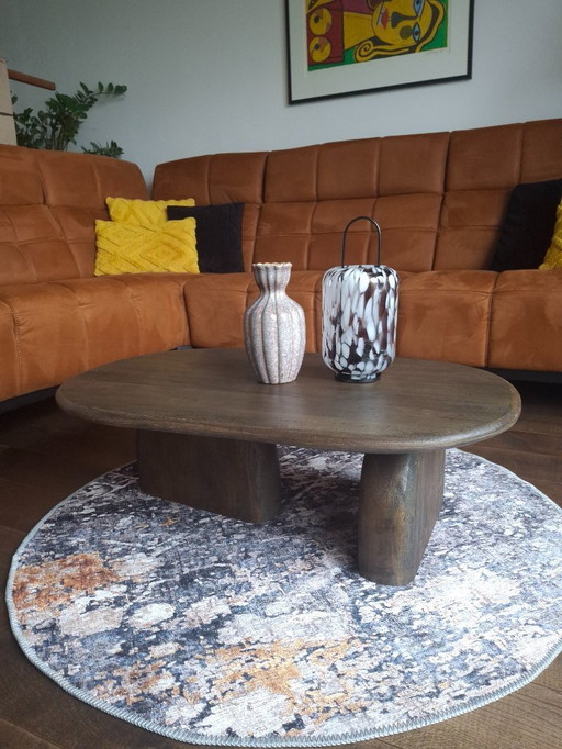 Tavolino da caffè in legno di mango 100x60x30cm nuovo