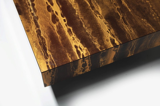 Image 1 of Very Rare Vintage Coffee Table 'Solaire Eruption' by Guy Lefevre France
