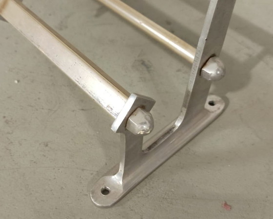 Image 1 of Vintage Art Deco Wall Mounted Coat Rack