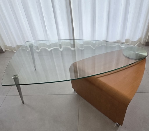 Coffee table with swivel/swivel part