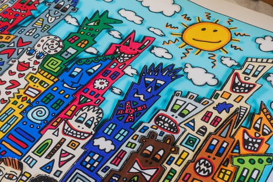 Make Friends with Life and People - James Rizzi 1996 - Poster 61 × 91 cm, Paper, Blue (photo 10 of 13)