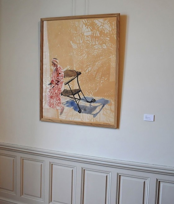 Image 1 of Sam Szafran (1934-2019) Lilette à la chaise de Gaudi, 2007