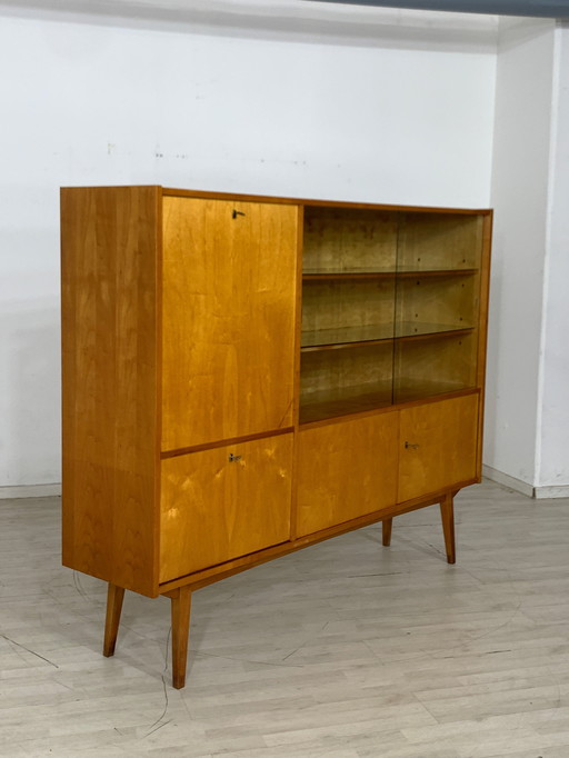 Mid Century hoge kast servieskast woonkamer kast vintage