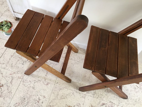 Folding chairs “Au Feu De Bois” – Wood (photo 20 of 24)